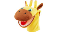 Therapiematerial Logopädie – Handpuppe Giraffe